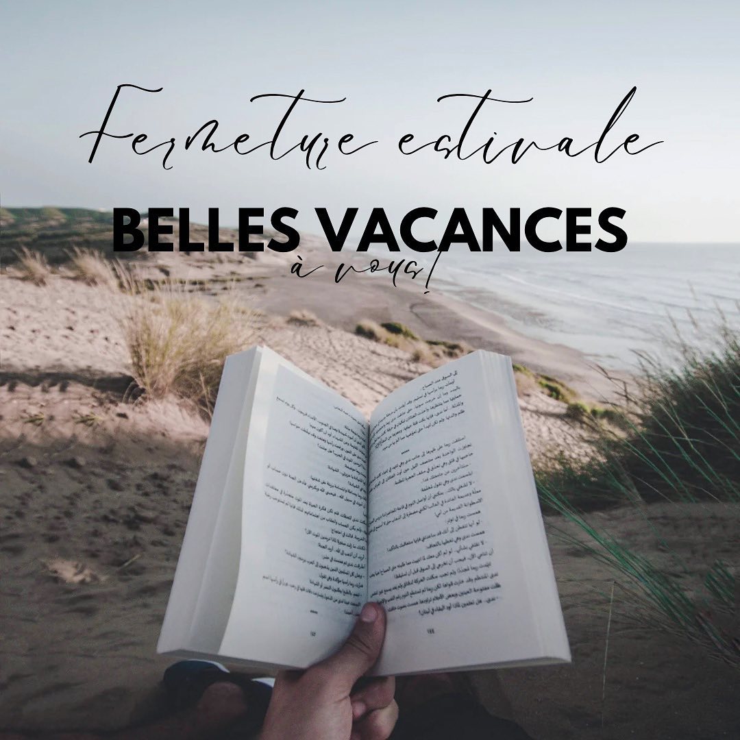 La bibliothèque sera fermée du lundi 17 juillet au dimanche 13 août 2023 (y compris les samedis matins).
Venez faire le plein de lectures estivales jusqu’à ce samedi, le 15 juillet ☀️
Nous vous souhaitons un magnifique été et nous réjouissons de vous retrouver dès la rentrée, avec notre nouvel horaire d‘ouverture (jetez un coup d’œil sur notre site Internet pour le découvrir!)
À très vite ✨